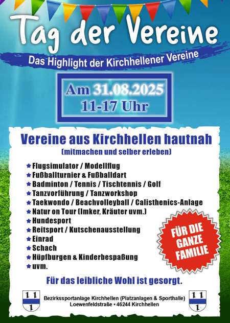 Programm Tag der Vereine Seite 1